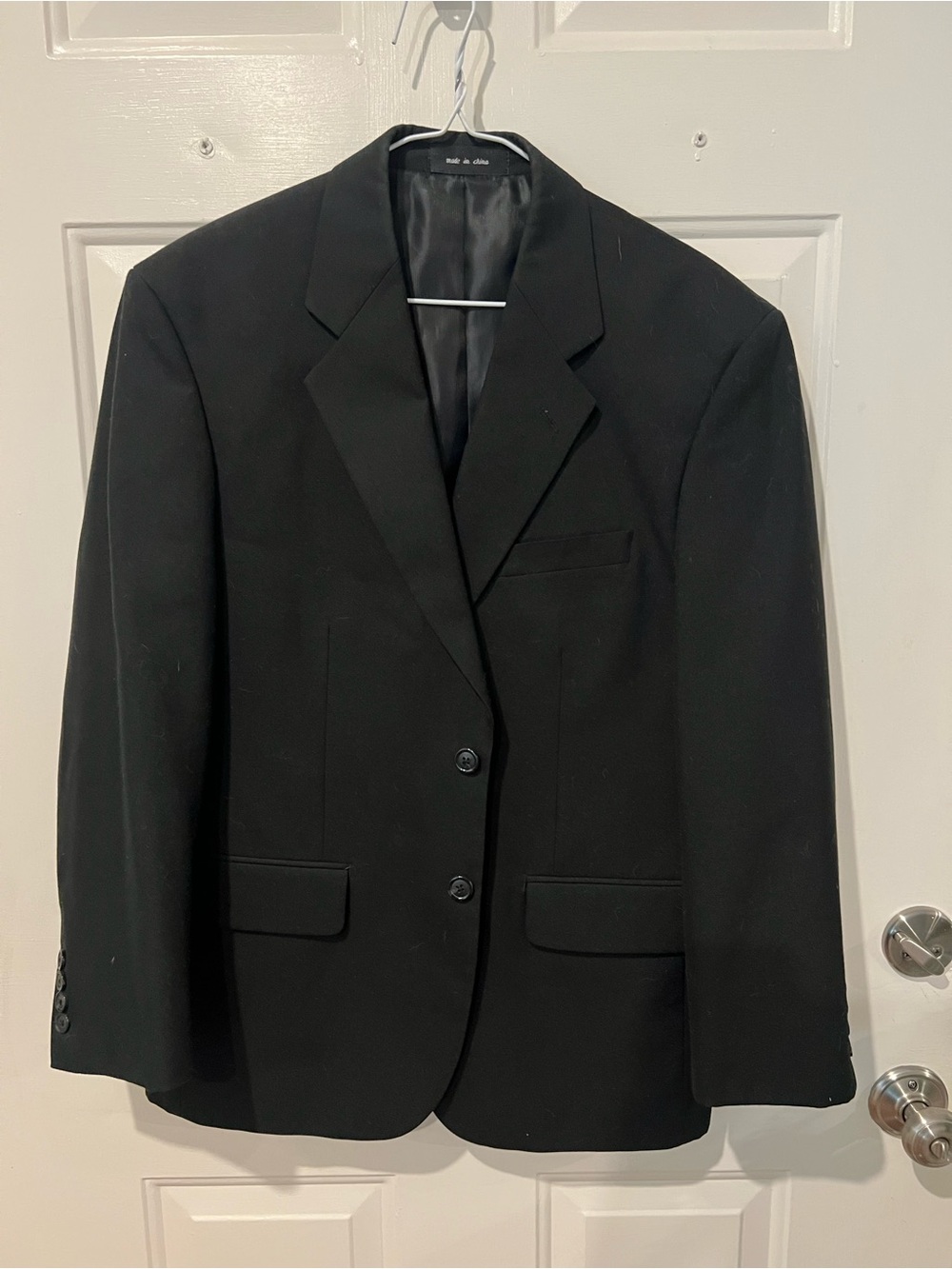 George Men's Black Suit Blazer - Classic Two-Button